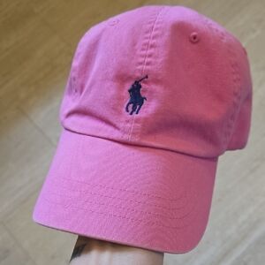 POLO by Ralph Lauren Pink Adjustable Hat